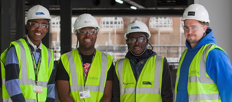 Apprentices at 5 Broadgate, London