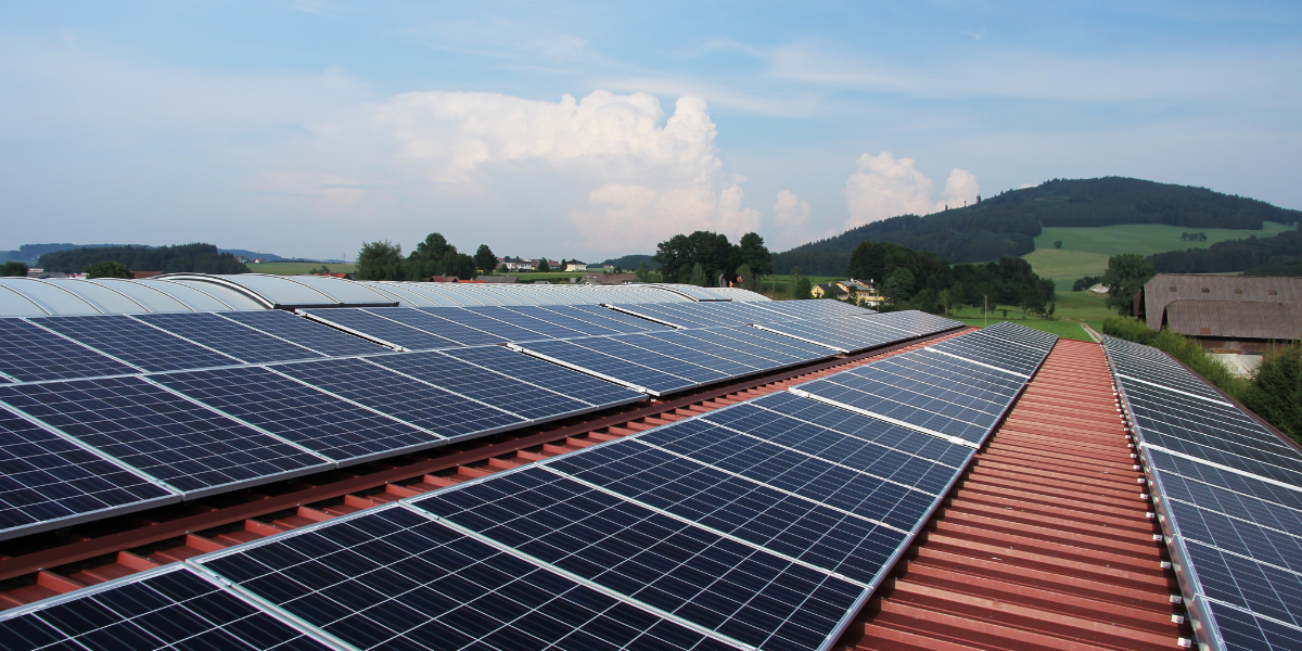 Solar panels are an effective way to cut energy costs for the construction industry