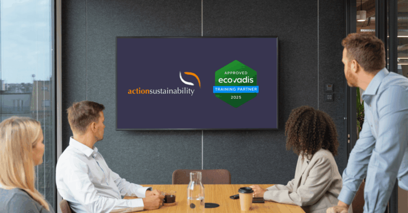 PRESS RELEASE – Action Sustainability Named Approved EcoVadis Training Partner